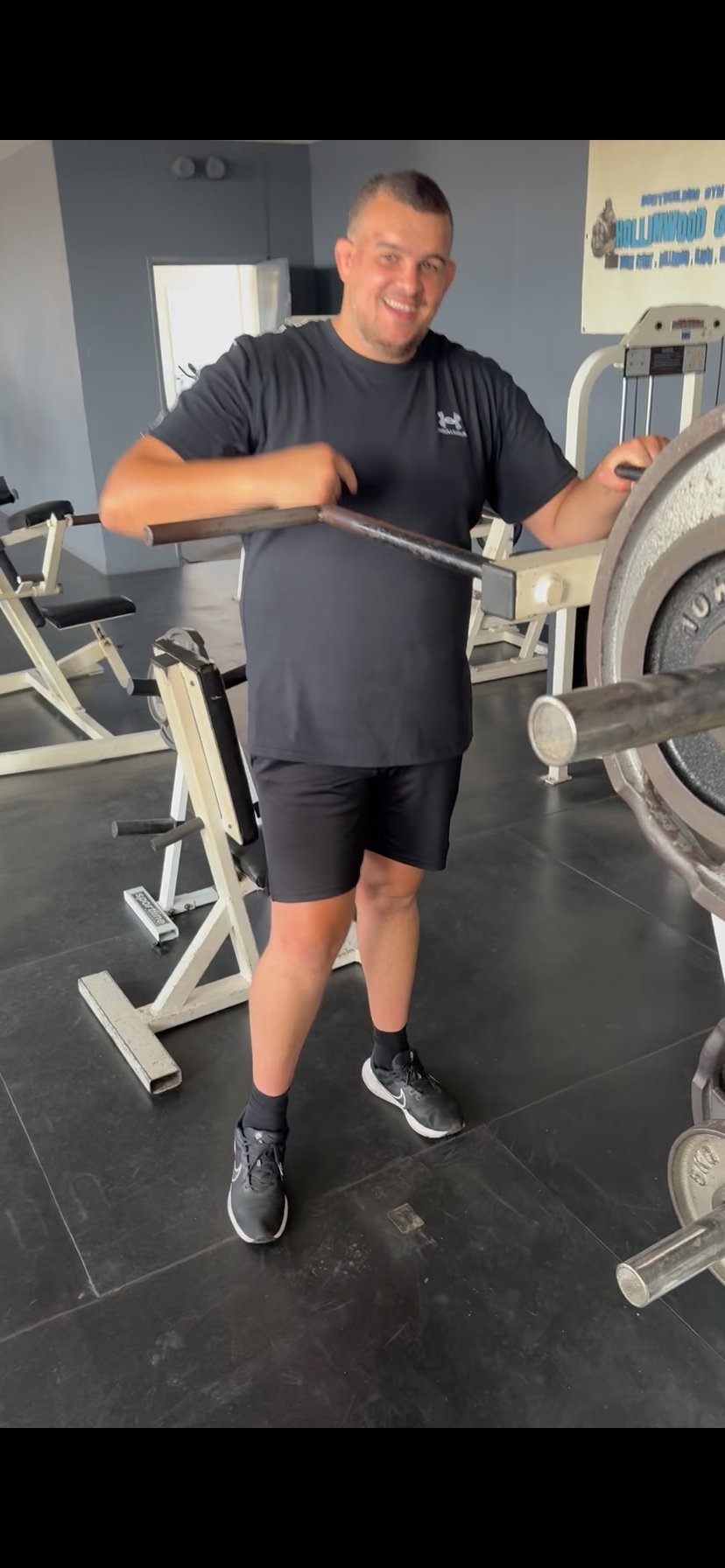 Client transformation, before and after online coaching